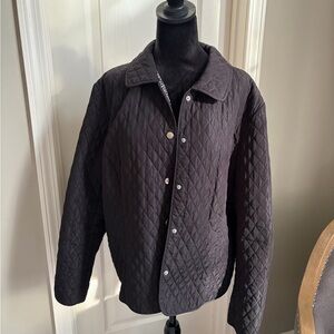 Briggs New York Quilted Dark Gray Jacket